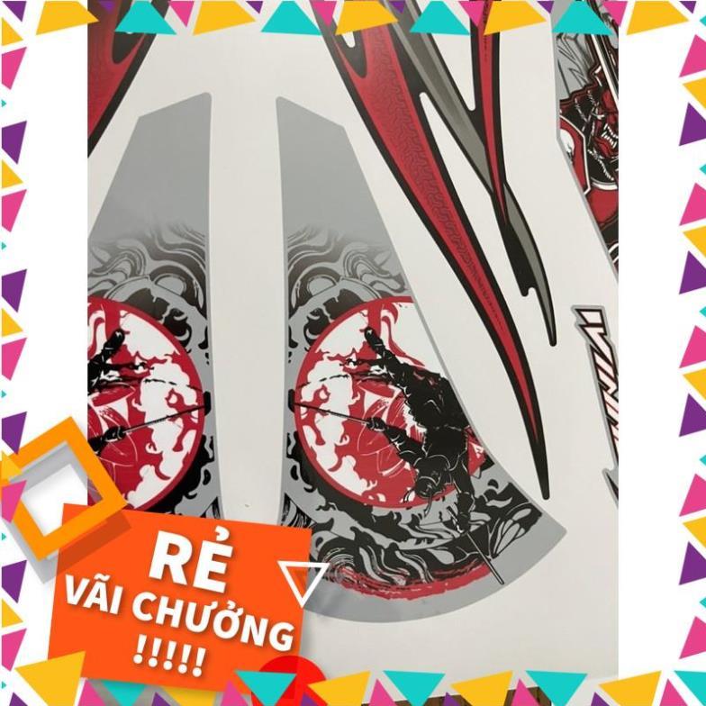 Tem rời Winner X bạc đen - tem Samurai đỏ