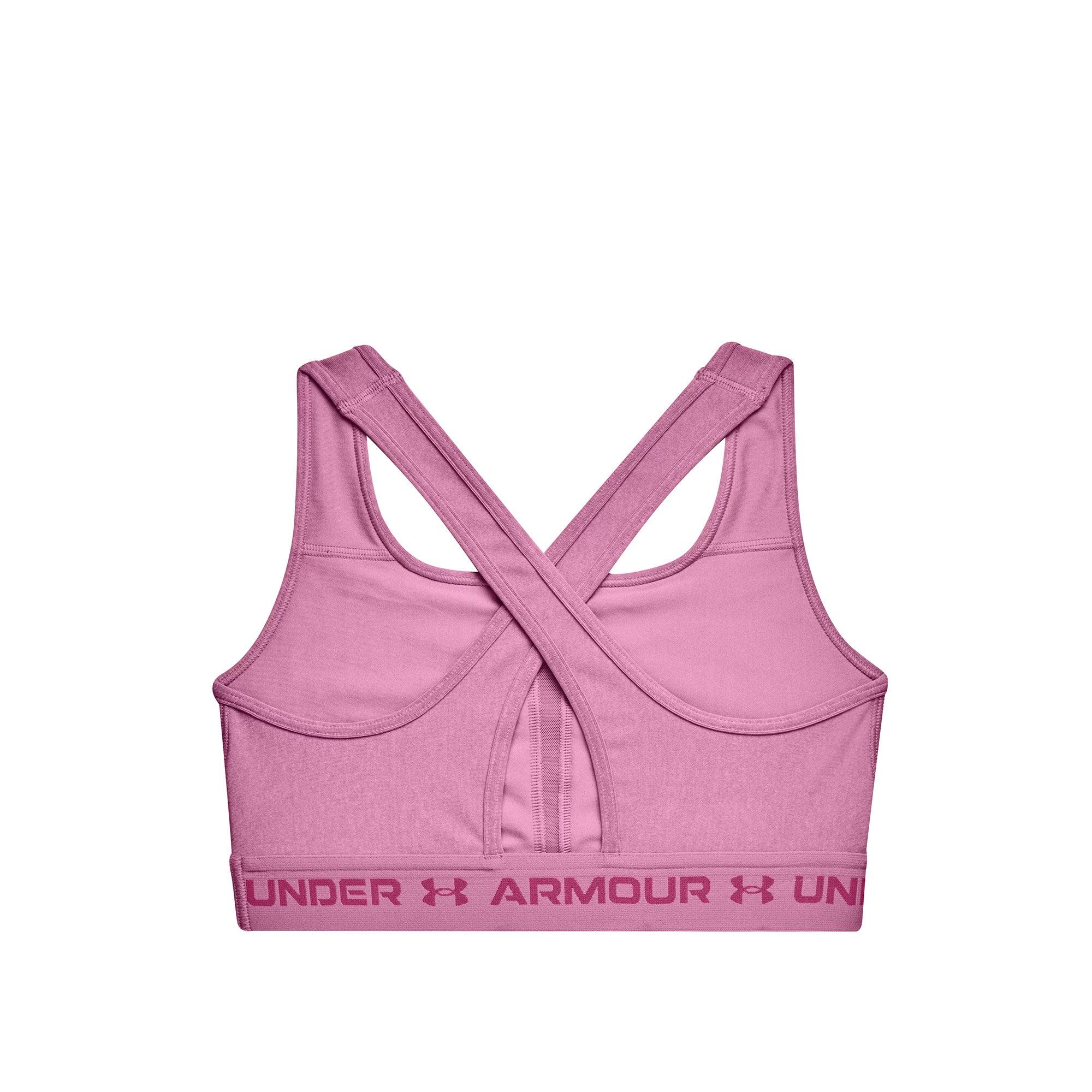 Áo bra thể thao nữ Under Armour  Mid Crossback Heather - 1361036-680