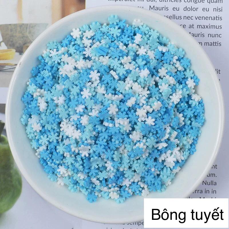Cốm rắc nhiều màu trang trí ốp điện thoại, gương, cặp tóc
