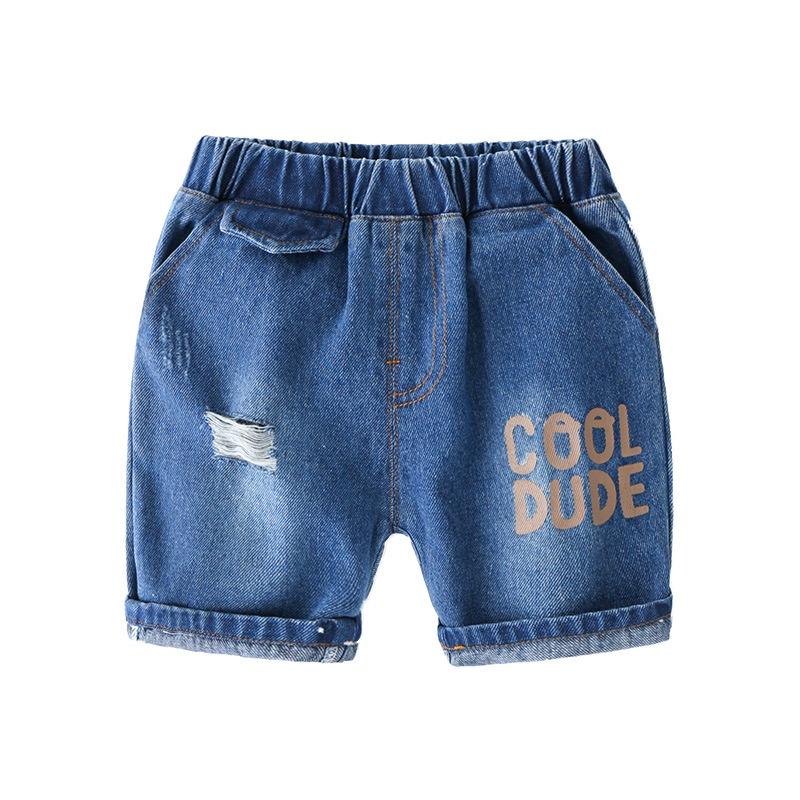 Quần jean cho bé trai Easy Baby, quần jeans đùi thời trang cho bé từ 10-20kg