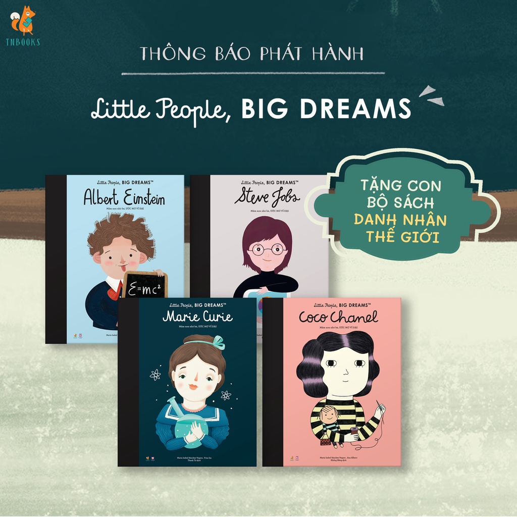 Sách - Mầm non nhỏ bé ước mơ vĩ đại Little People, BIG DREAMS