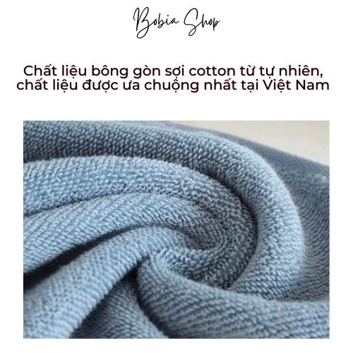 Khăn mặt cotton cho bé hình gấu nhỏ cute siêu dày dặn, siêu thấm hút, siêu mềm mại 50x25cm