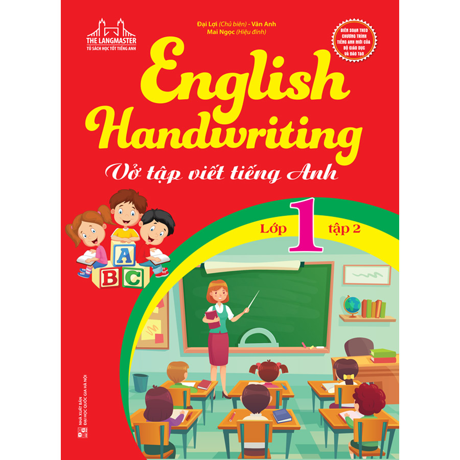 English Handwriting - Vở Tập Viết Tiếng Anh Lớp 1 Tập 2