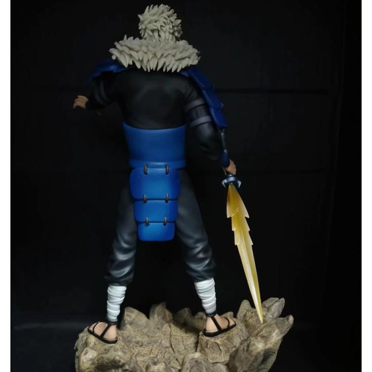 Mô Hình Naruto Hokage Đệ Nhị Tobirama màu đậm tưới da mặt sắc nét loại 1