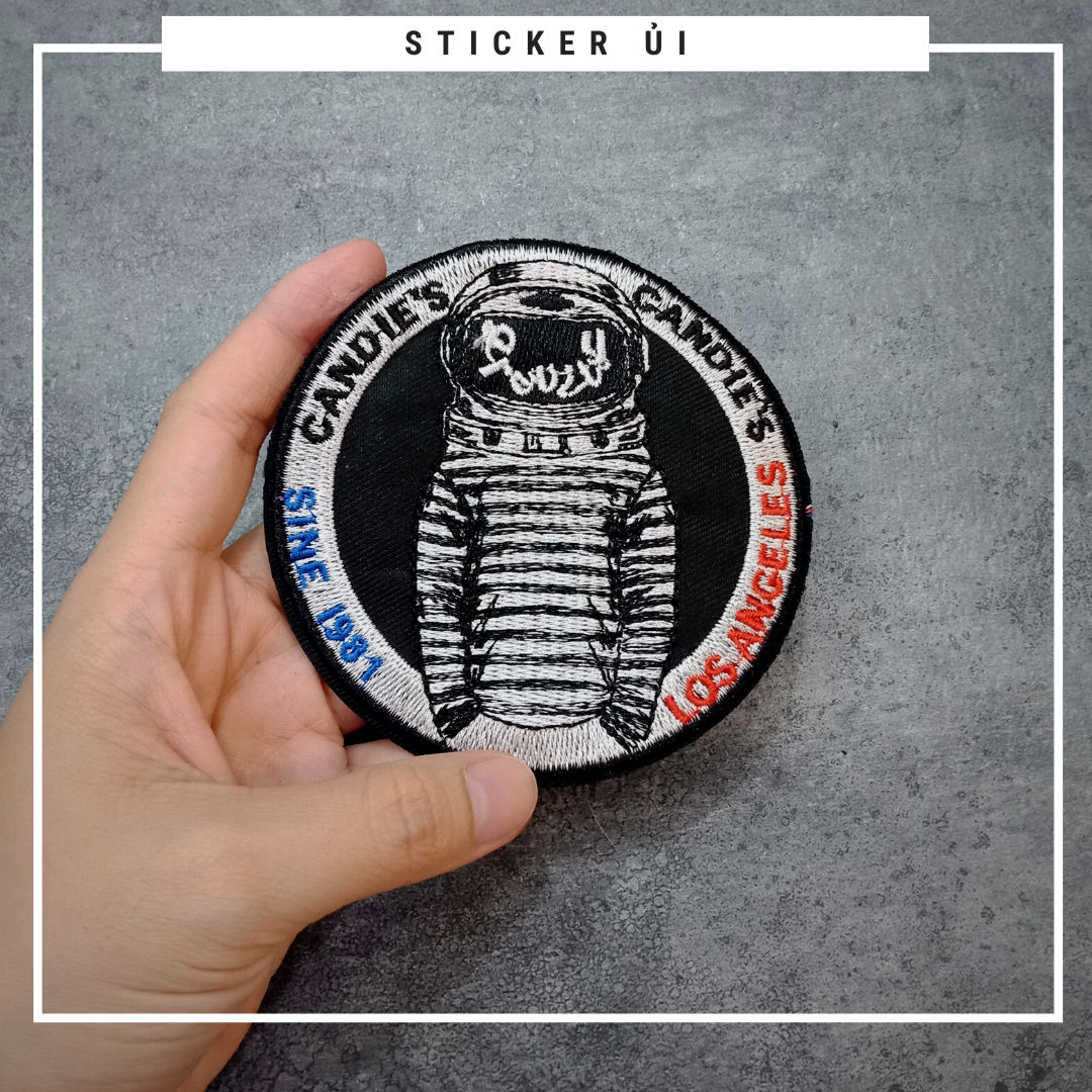 Phụ kiện trang trí áo thun tay lỡ unisex: Logo Sticker Patch Ủi Quần Áo, BALO, quần jogger chuẩn local brand streetstyle