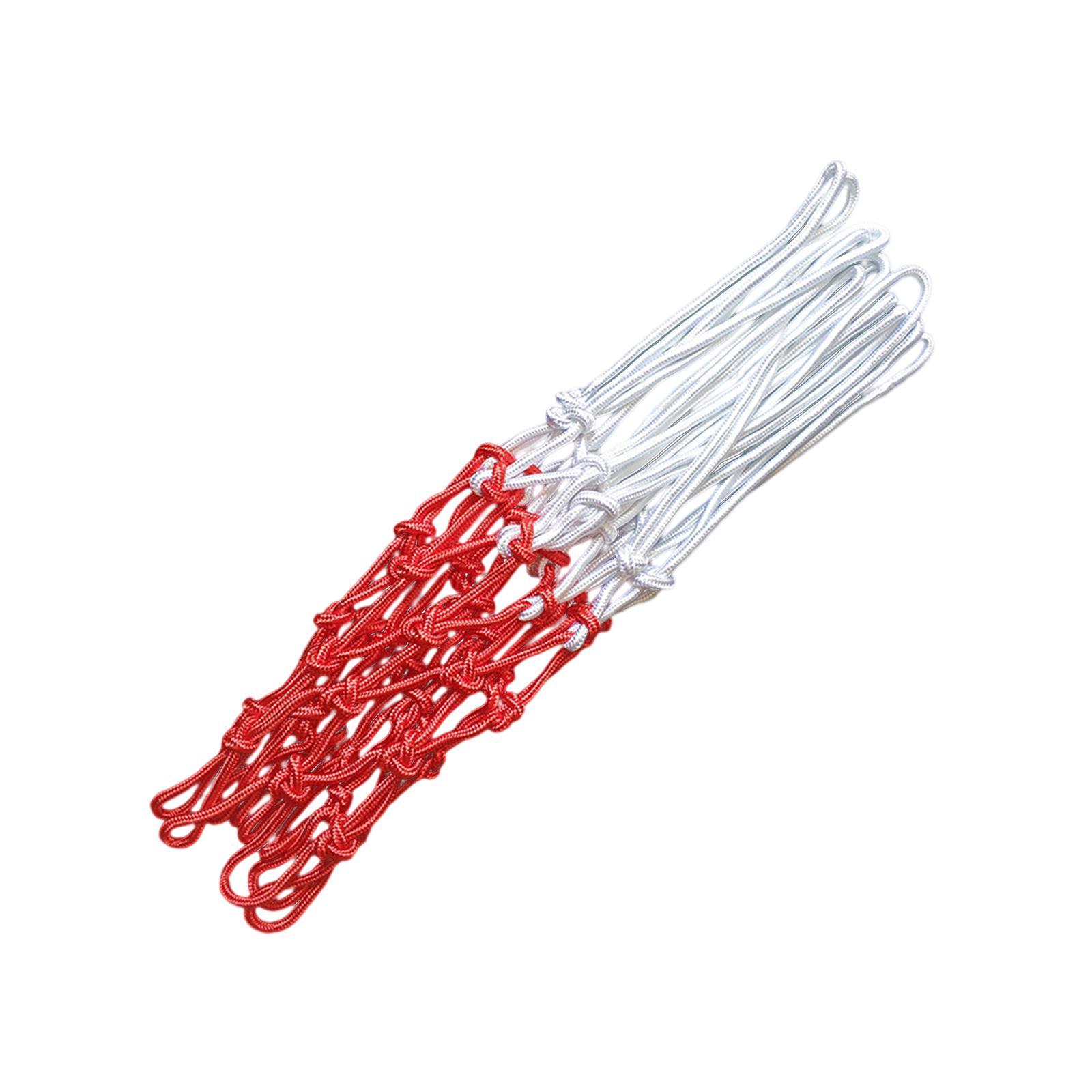 Basketball Nets Sun Protective Rainproof Net Mesh Backboard Components Basketball Rim Nets Replacement Sports Basketball Hoop 12 Loops Rim