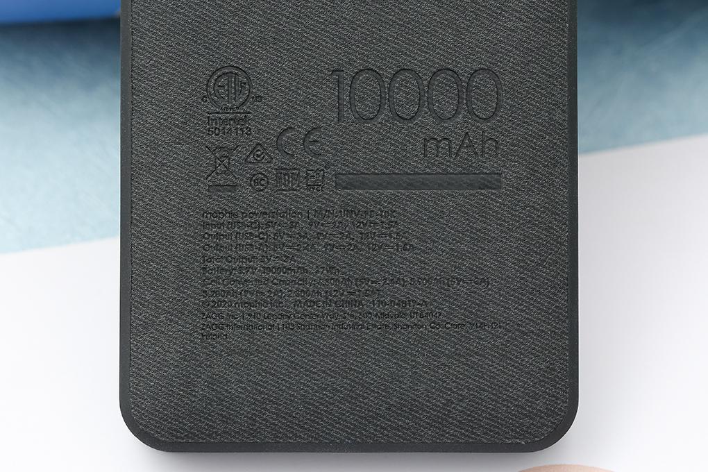 Pin sạc dự phòng Polymer 10.000 mAh Type C PD Mophie Powerstation XL - Hàng chính hãng