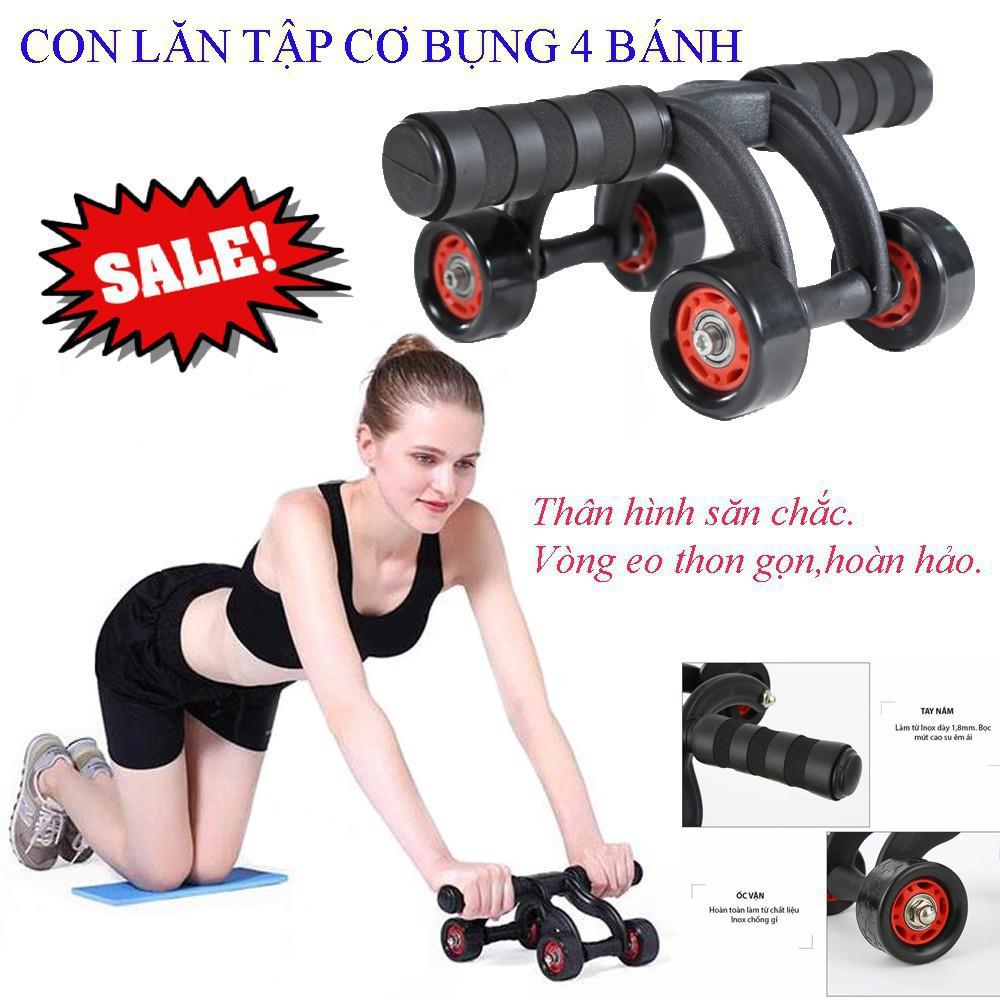 CON LĂN TẬP CƠ BỤNG 4 BÁNH