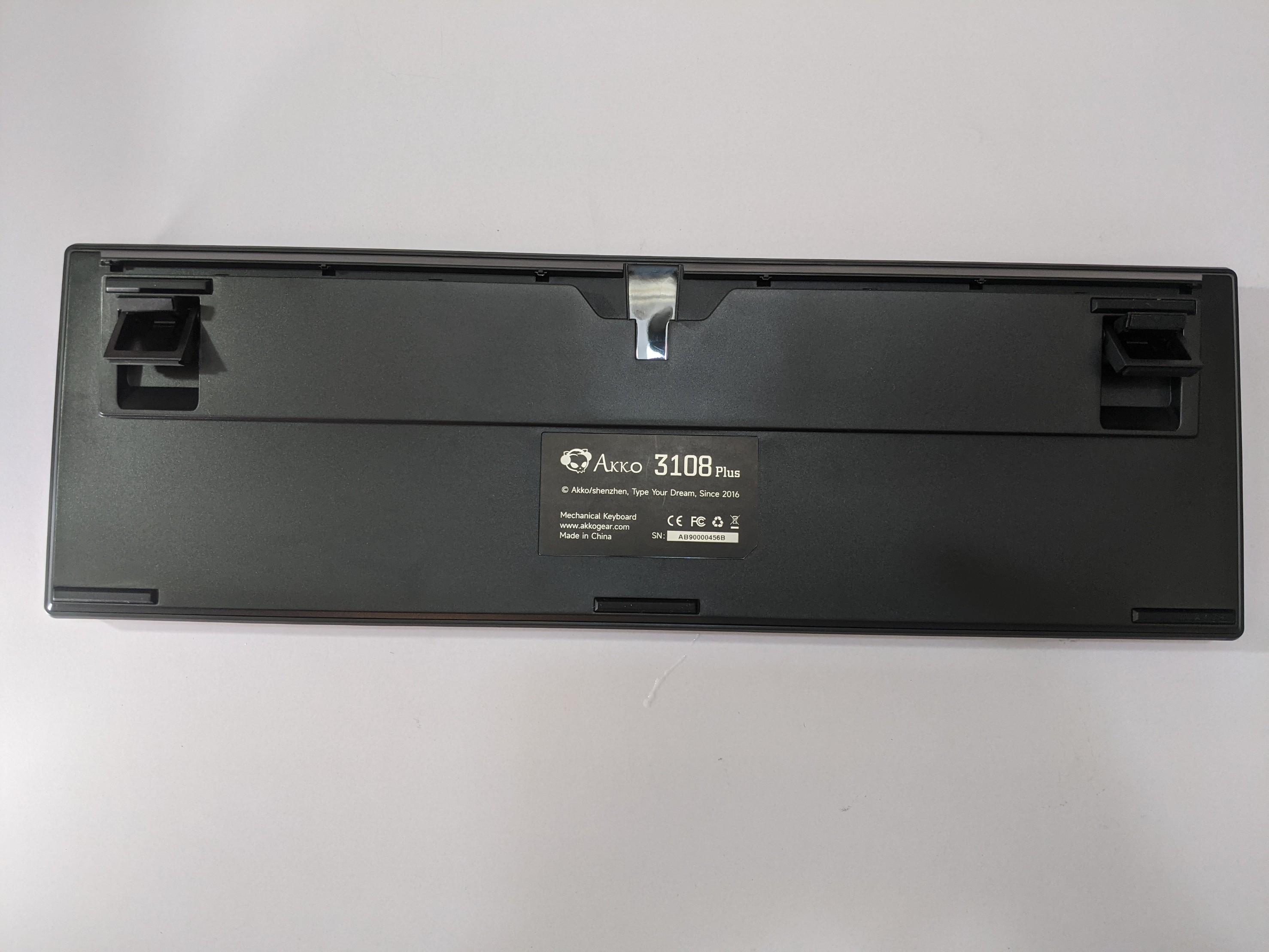 Bàn phím cơ AKKO 3108 Plus Black &amp; Cyan (Foam tiêu âm / AKKO CS switch) - Hàng chính hãng
