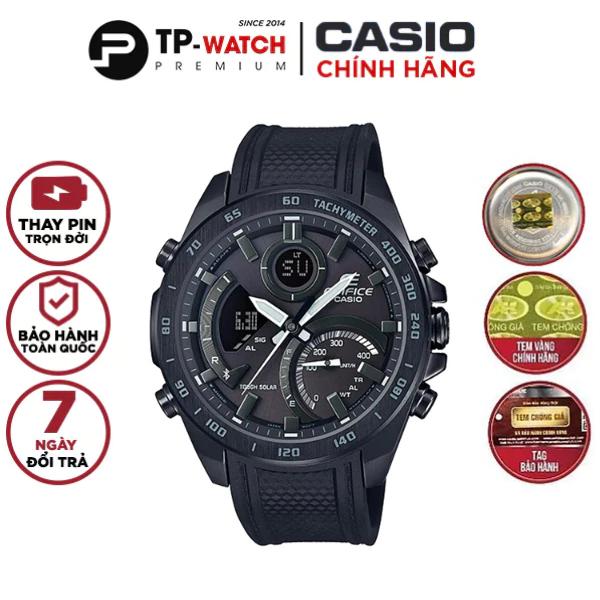 Đồng Hồ Nam Dây Nhựa Casio Edifice ECB-900PB-1ADR Chính Hãng - Bluetooth - Năng Lượng Mặt Trời - ECB-900PB-1A