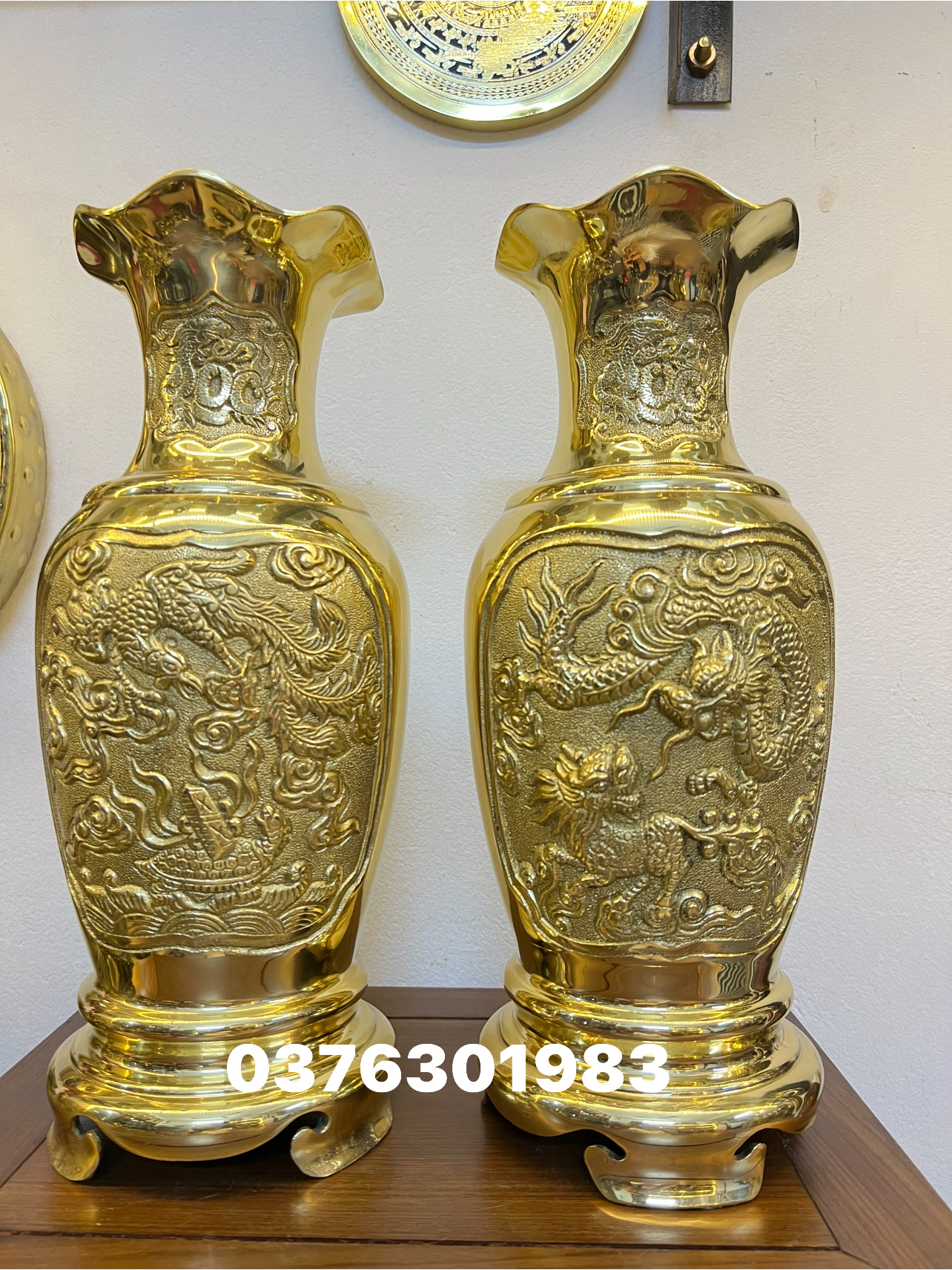 Lọ hoa đồng , lục bình bằng đồng