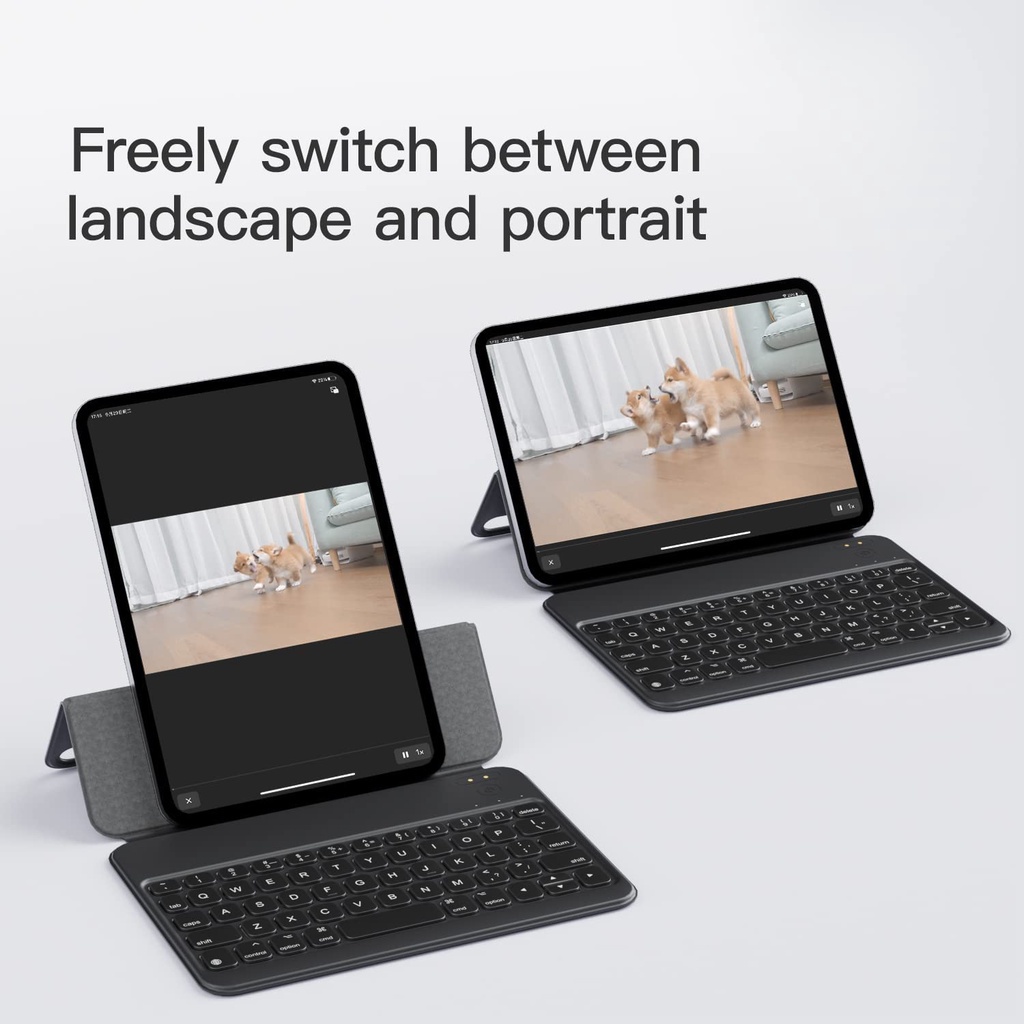 A1872 - Bàn phím Bluetooth GOOJODOQ cho iPad Bàn phím Case Mini 6 với ma thuật không dây có thể tháo rời từ tính