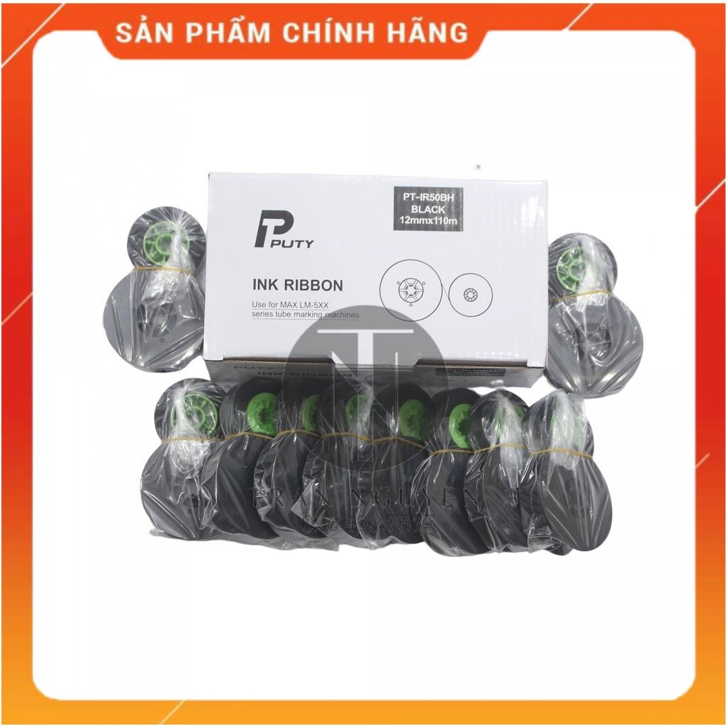 Mực in ống lồng Max PT-IR50BH - 12mm, dài 110m/cuộn - Hàng nhập khẩu