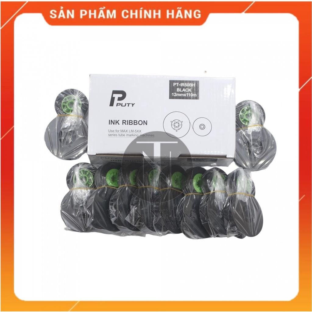 Mực in ống lồng Max PT-IR50BH - 12mm, dài 110m/cuộn - Hàng chính hãng