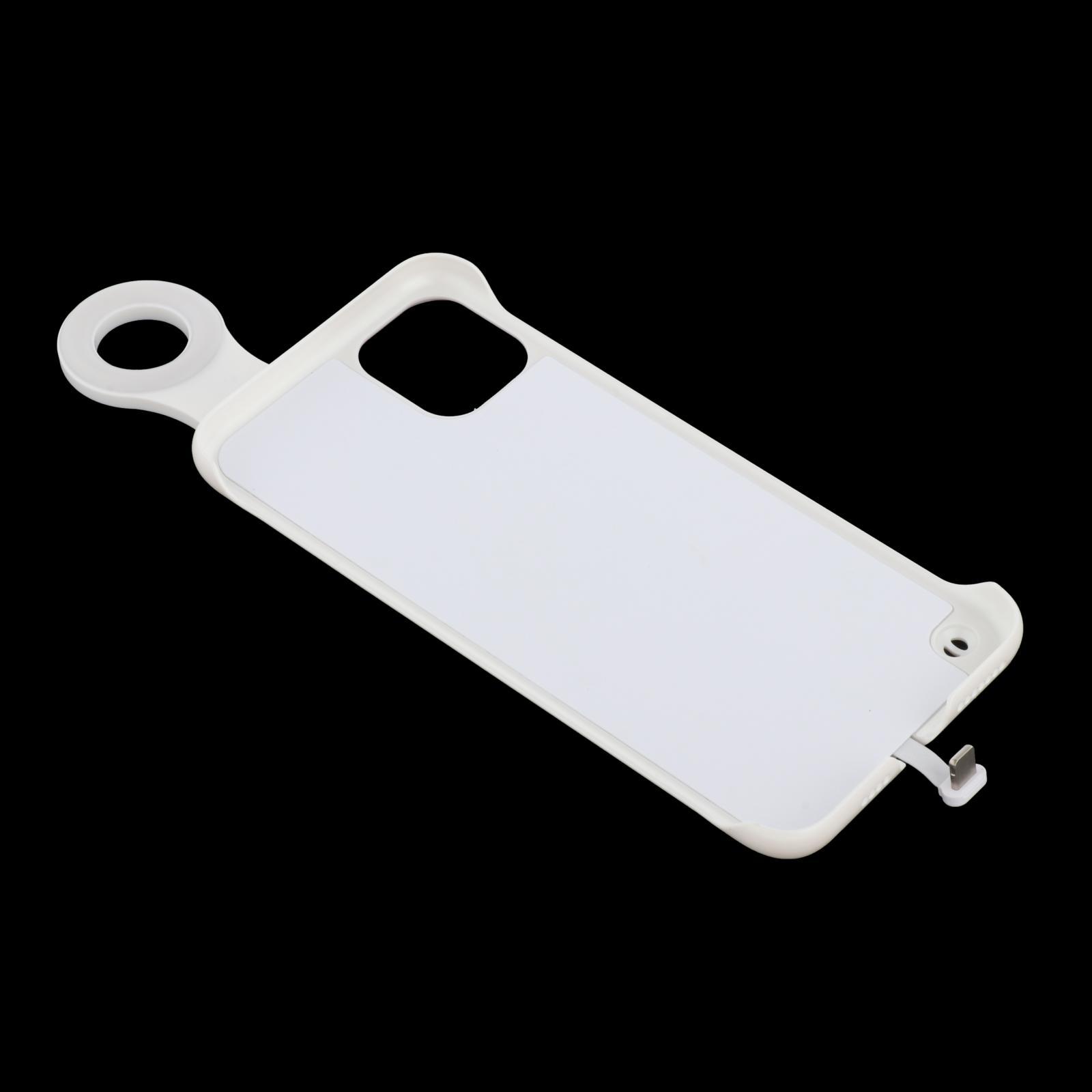 Mobile Phone Case Mixed Warm Cold Light Image Clear for iPhone 12/12 Pro White