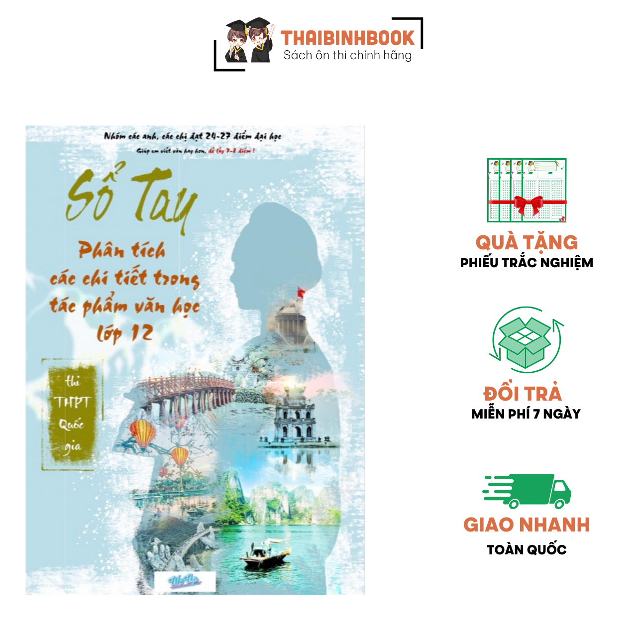 Sách Sổ Tay Phân Tích Các Chi Tiết Trong Tác Phẩm Văn Học Lớp 12, Ôn Thi THPTQG