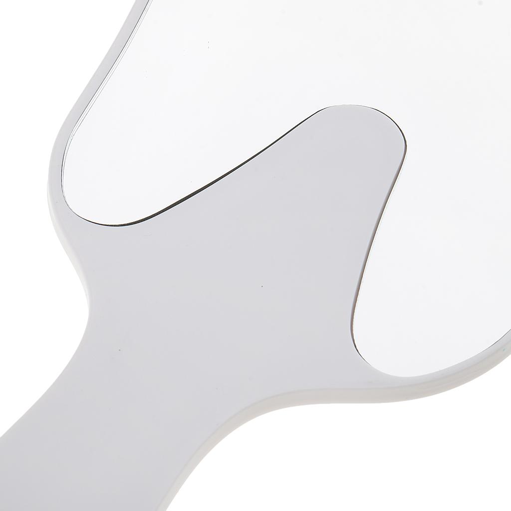 Cute Tooth Shaped Hand Held Plastic Makeup Mirror Oral Clinic Gift Red White Yellow Green