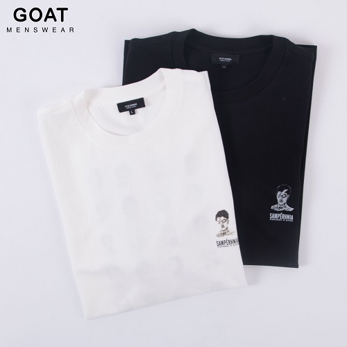 Áo Thun Nam Tay Ngắn In Hình Trẻ Trung GOAT MENSWEAR