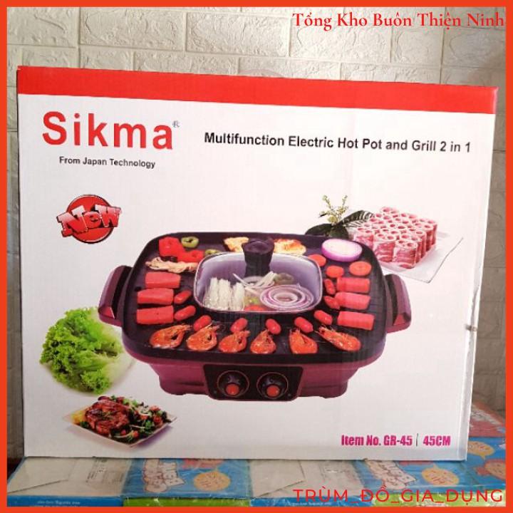 BẾP LẨU NƯỚNG SIKMA 2 IN 1