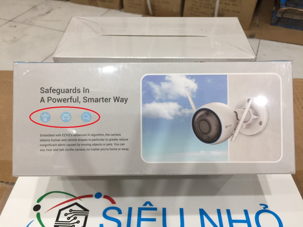 Camera wifi hikvision ezviz ngoài trời CS-H3-R100-1H3WKFL ra mắt Quí 4.2022 - Hàng chính hãng