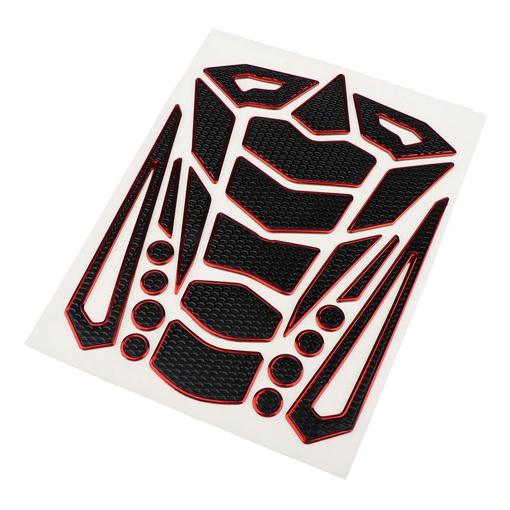 Motorcycle Reflective Sticker Gas Tank Protector Knee Fuel Side Grips Universal fits for Motorbikes