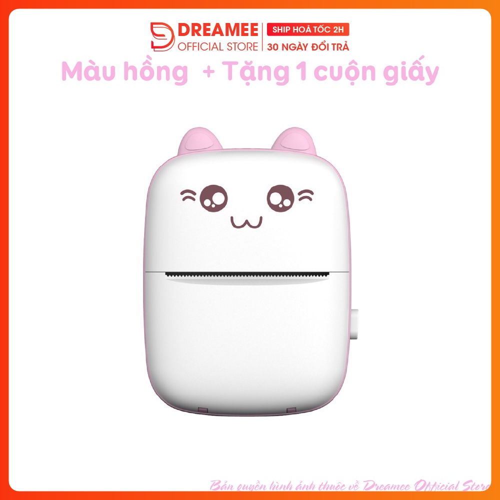 Máy In Nhiệt Mini Bluetooth, Máy in ảnh, tài liệu, Phao, Đơn hàng, Nhãn dán không cần mực