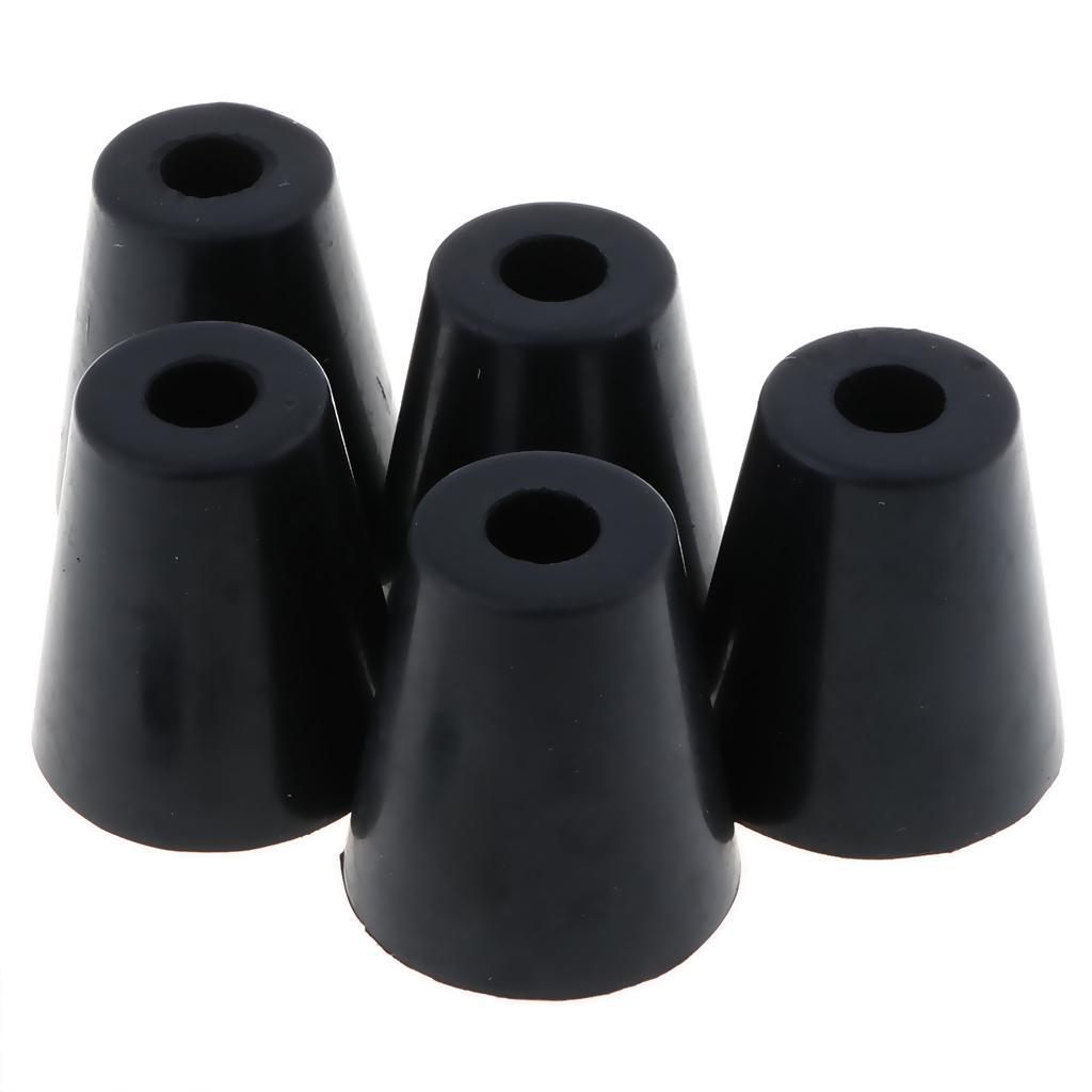 5 Pack Rubber Feet Bumpers Amplifier Speaker Cabinet Leg Foot Pads, 45x49mm