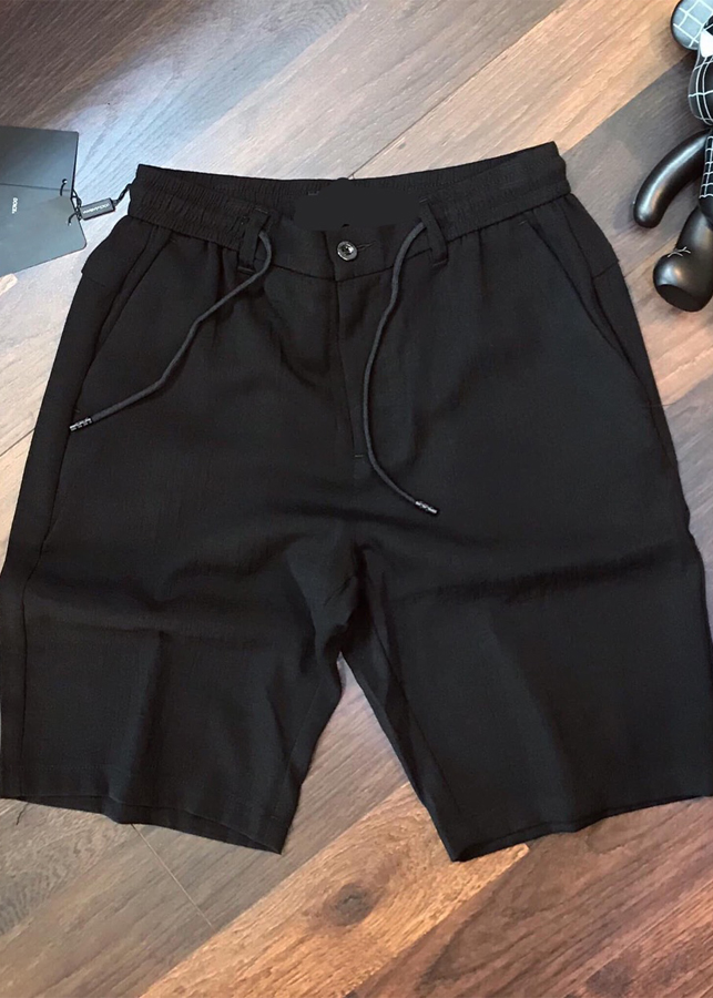 Quần Đùi Nam Đen Trơn SHORTDEN01 - Short Đen