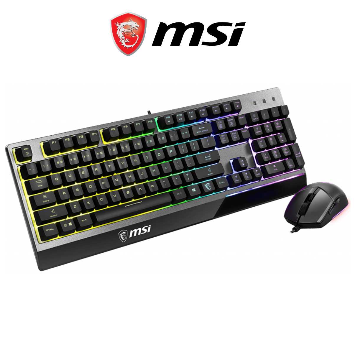 Bộ Bàn Phím Giả Cơ Và Chuột Gaming MSI Vigor GK30 US - Hàng Chính Hãng