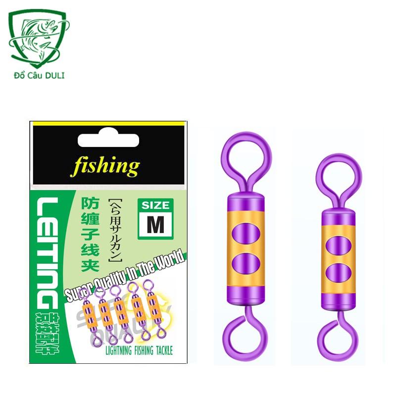 Sét 5 Khóa Link Ma ní Buộc Trục Câu Đài Câu Đơn Chống Xoắn, Trợ Lực Cao Cấp PK-38