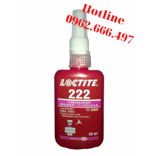 Keo Loctite 222- dung tích 50ml / 250ml