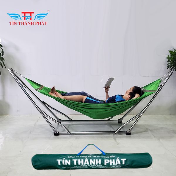 Vongx Xếp Inox Crom Tín Thành Phát - Xanh Lá