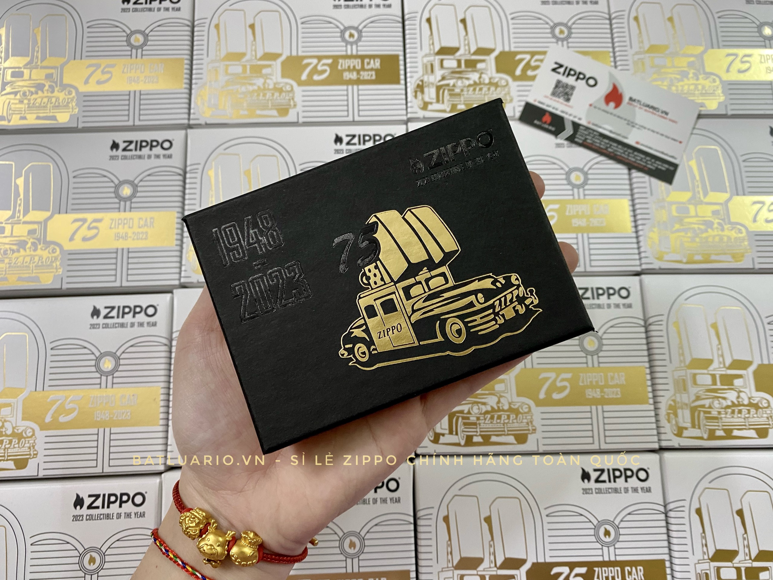 Zippo 48692 – Zippo 2023 Collectible Of The Year – Zippo Car 75th Anniversary Asia Pacific Limited Edition – Zippo COTY 2023 – Honoring 75 Years Of The Zippo Car