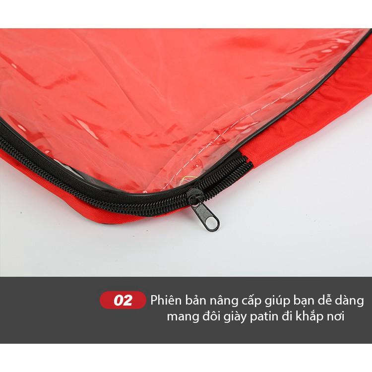 (có sẵn) Túi đựng giày trượt patin loại vuông dùng cho mọi loại giày patin