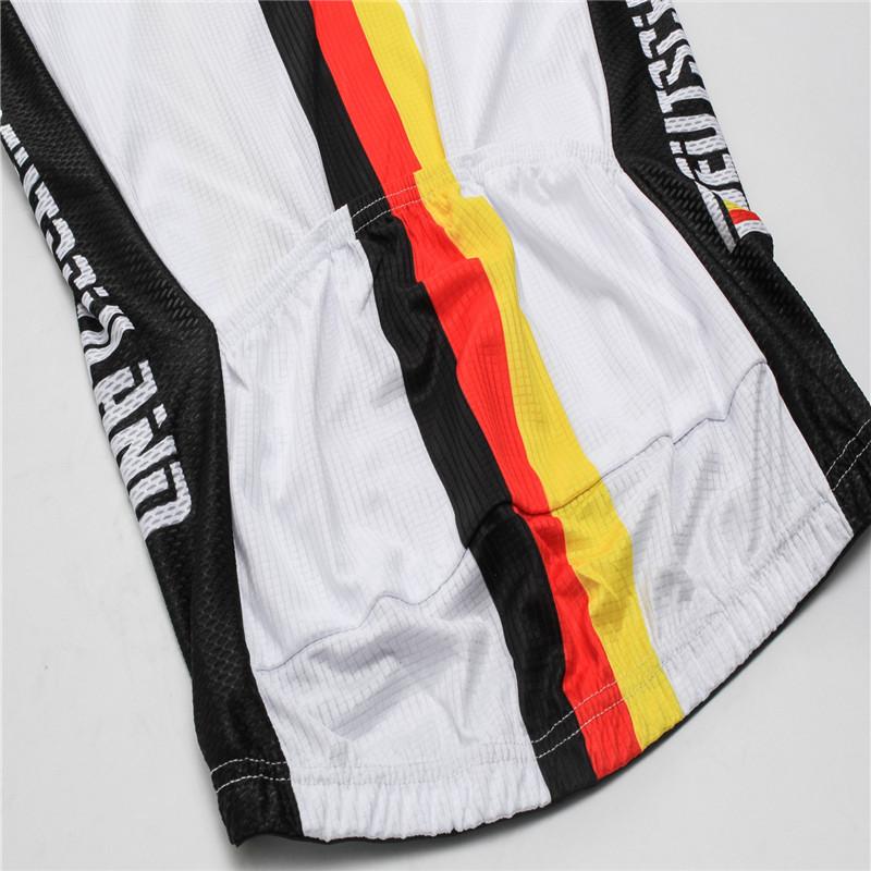 Đội Tuyển Đức Đi Xe Đạp Jersey Nam Mùa Hè Đi Xe Đạp Quần Áo Thoáng Khí Xe Đạp Mtb Jersey Nhanh Khô Xe Đạp Áo Sơ Mi Maillot Ciclismo Color: Color 8 Size: S