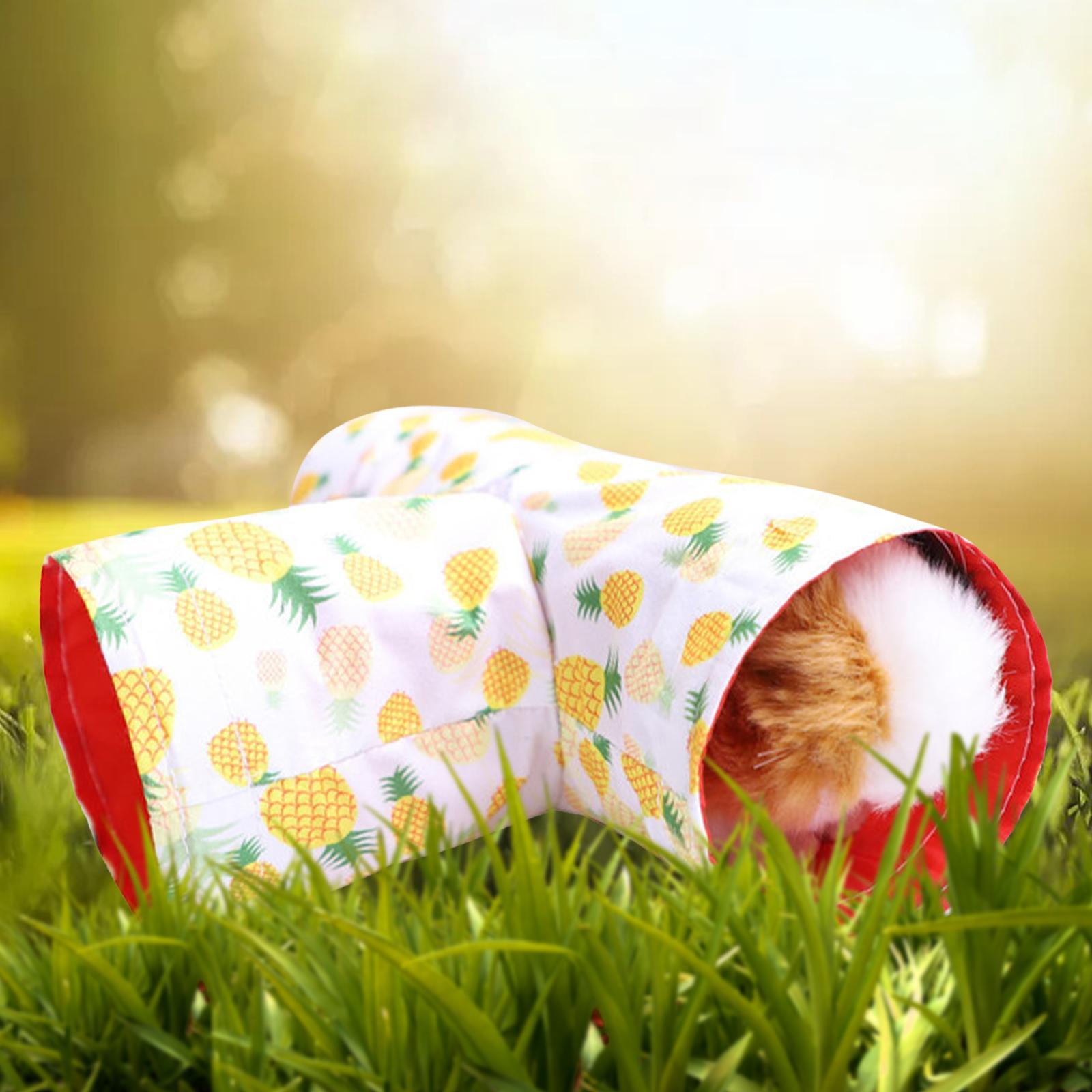 Small Animal Play Tunnel, Pet Toy Tunnel for Hamster, Guinea Pig, Mice, Rats