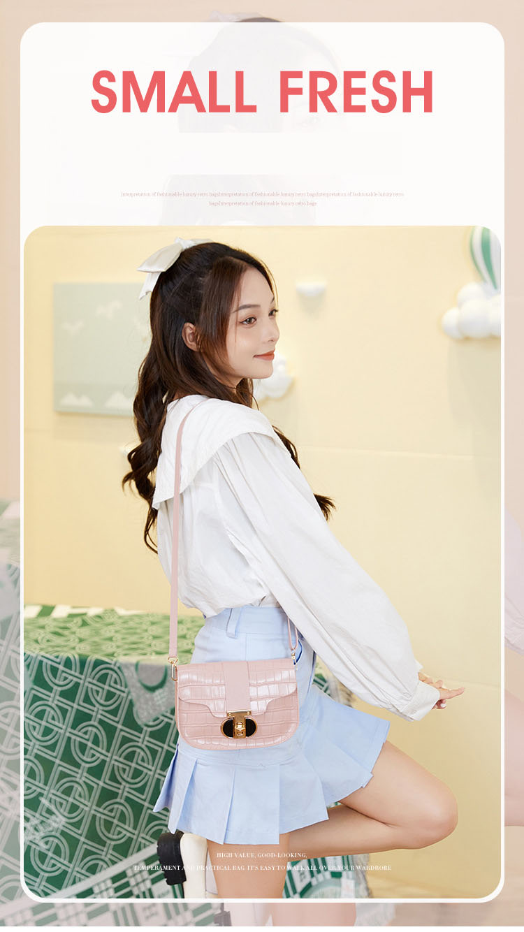 Túi Xách Nữ, Túi Đeo Chéo Nữ Cao Cấp Dáng Vuông Họa Tiết Da Cá Sấu Đi Chơi, Đi Tiệc Phong Cách Hàn Quốc