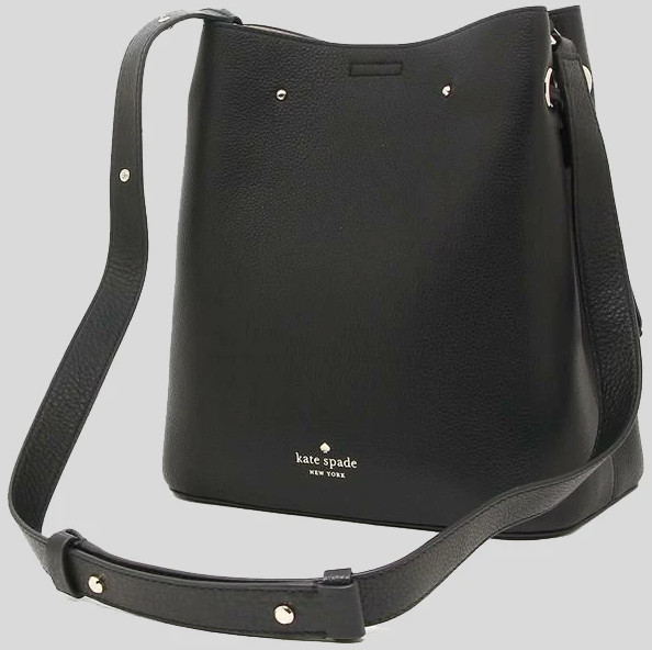 Túi Kate Spade large Bucket Black Màu đen Sz25*26cm WKRU6827 399$