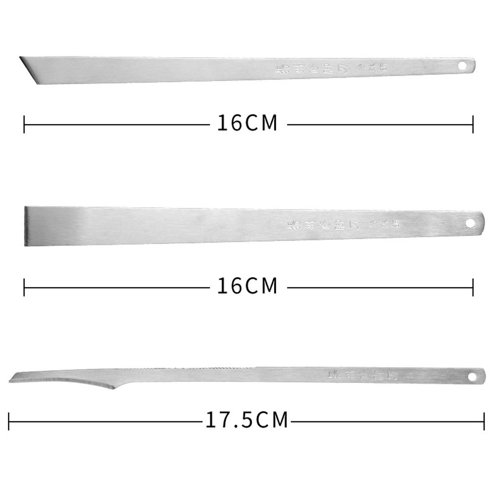 Bộ Dao 3 Cây Lấy Khóe Móng Thép Cao Cấp Không Gỉ, Lưỡi Dao Sắc Bén Lấy Da Dư Thừa, Vệ Sinh Móng Tay Chân Sạch Sẽ, Gọn Gàng, Thẩm Mỹ Thiết Kế Nhỏ Gọn Lách Các Góc Cạnh, Cạo Chai Chân