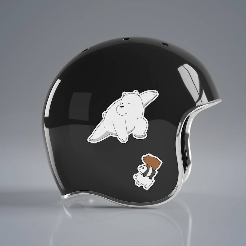 Gấu Trắng Icebear - Single Sticker hình dán lẻ We Bare Bears