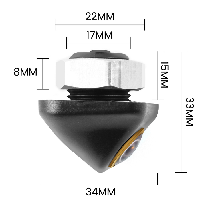 Camera lùi GreenYi GTA355 độ nét 720P, hỗ trợ đánh lái theo vô lăng - Công nghệ cảm biến quang học, chip xử lý cực nét - HÀNG NHẬP KHẨU