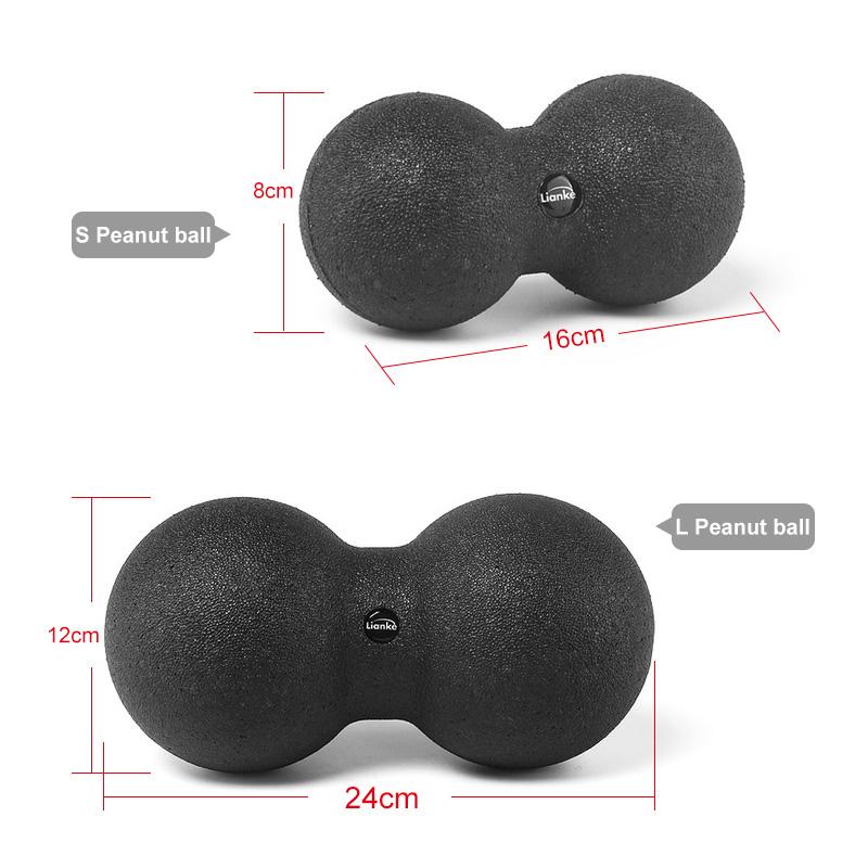 Mosodo Massage Yoga Roller EPP Bóng đậu phộng Khối thể dục Kéo dài Spoam Con lăn Myofascia Ball Huấn luyện Thiết bị tập thể dục Color: Ivory