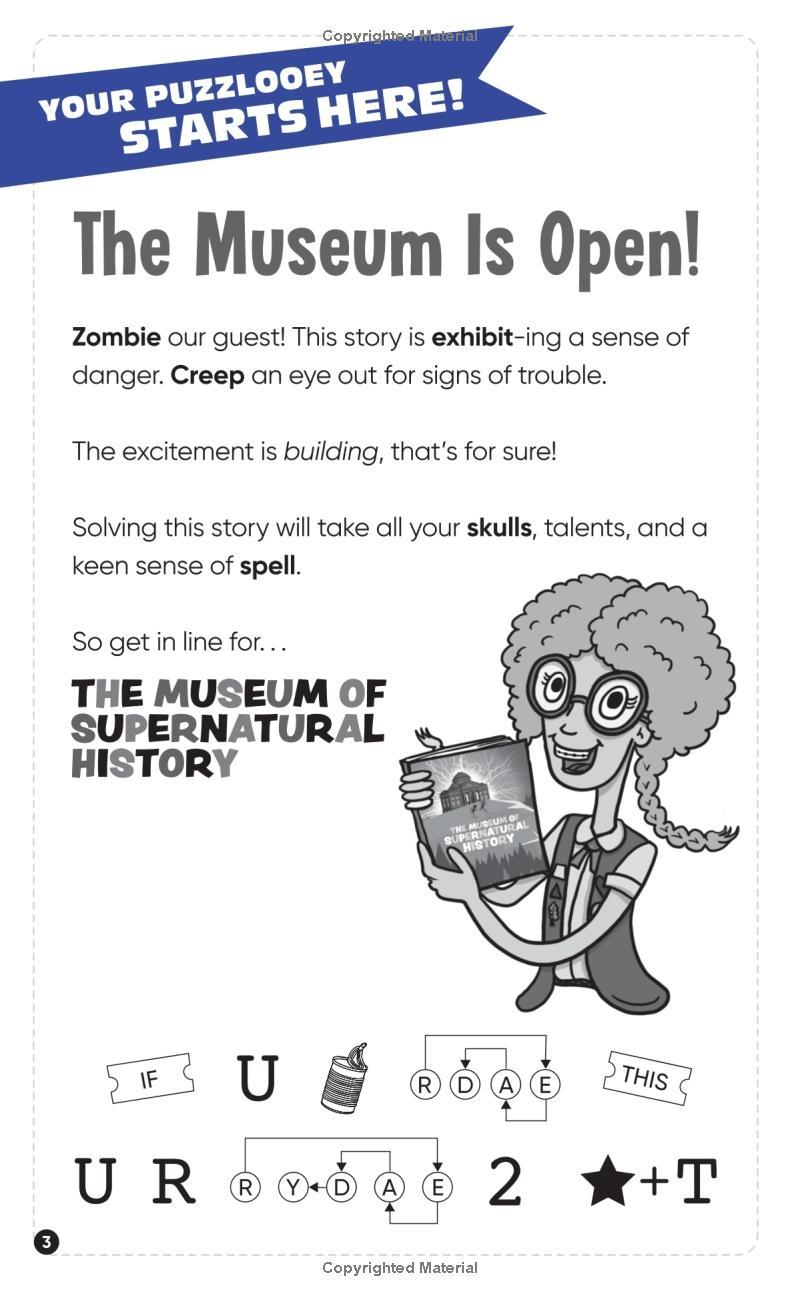 Puzzlooies! The Museum Of Supernatural History: A Solve-the-Story Puzzle Adventure