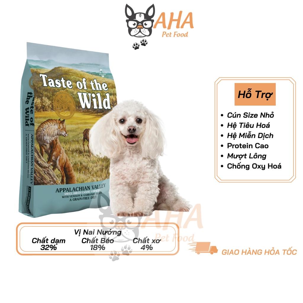 Thức Ăn Cho Chó Poodle Taste Of The Wild Bao 2kg - Appalachian Valley Thịt Nai &amp; Đậu Garbanzo