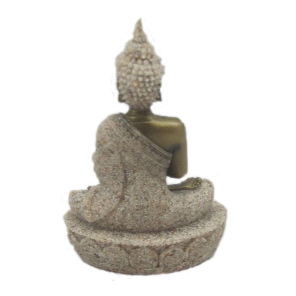 Natural Sandstone Crafts Zen Buddhism Statue And Buddha Sculpture Home Decor
