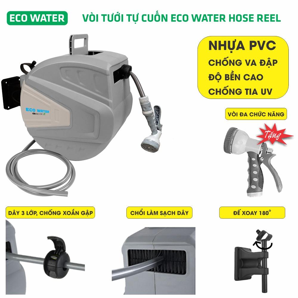 Vòi tưới cây tự cuốn dây. Giá rẻ - Gọn nhẹ - Tiện dụng - Bền 5-7 năm. Tặng kèm đầu phun 9 chế độ. Số lượng có hạn