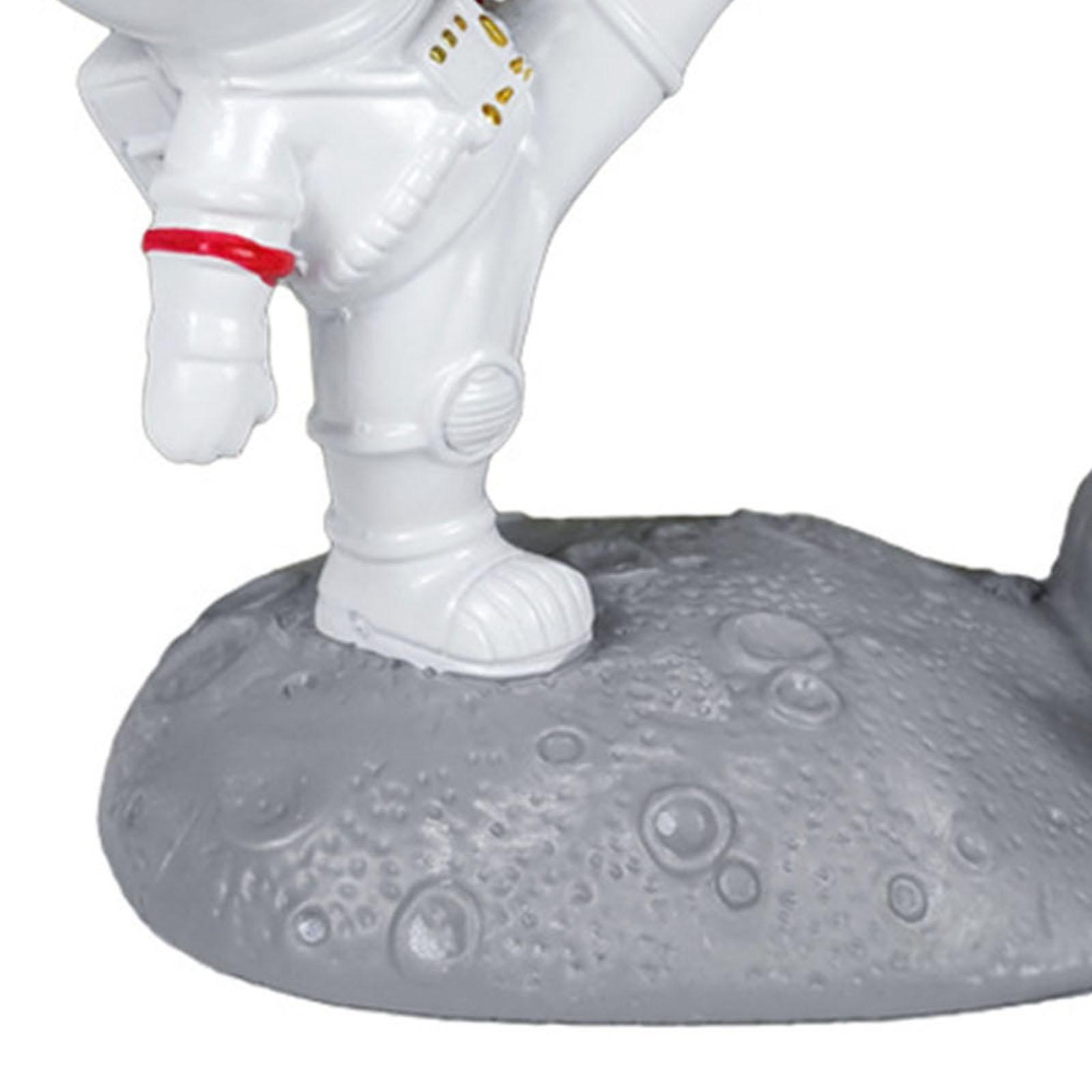 Universal Astronaut Phone Holder Stand Statue for Home Office Decor