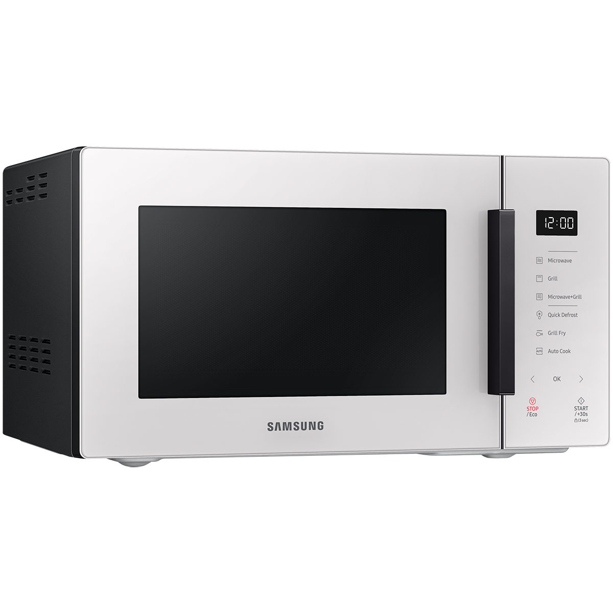 Lò vi sóng tráng men Samsung BESPOKE Dòng nướng 23L (MG23T5018CE/SV) - Hàng chính hãng