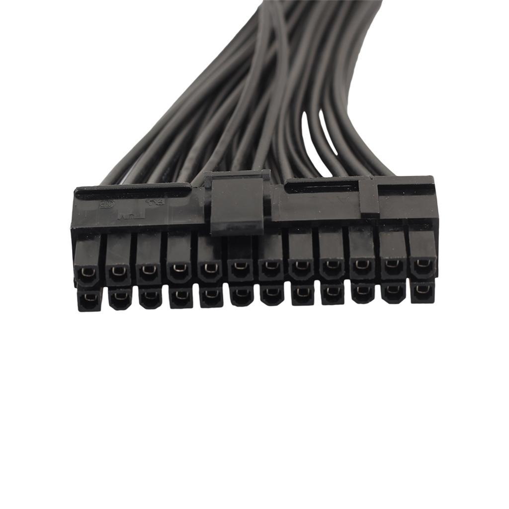24PIN  Dual PSU Multiple Power Supply Splitter Adapter 30cm Cable Cord