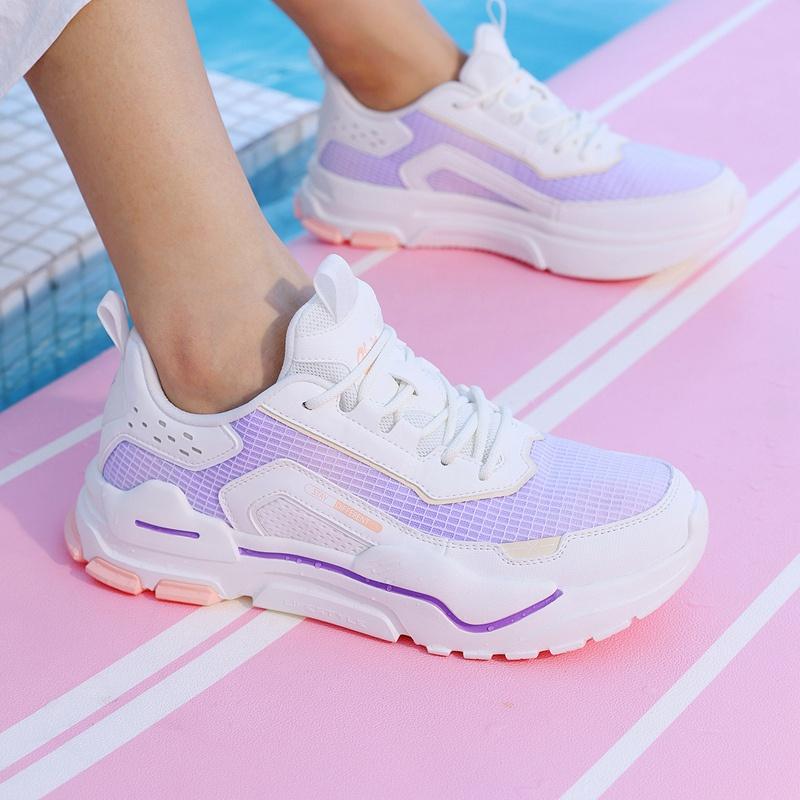 Giày thể thao nữ Xtep sneaker dáng thể thao, Chất Liệu Thoáng Khí, Phong Cách Trẻ Trung 879318320007